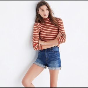 Madewell High-Rise Denim Boyshorts Glenoaks 30